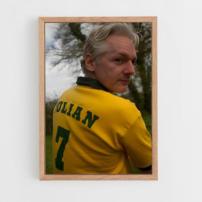 ap-julian assange-2 cadre Bois clair