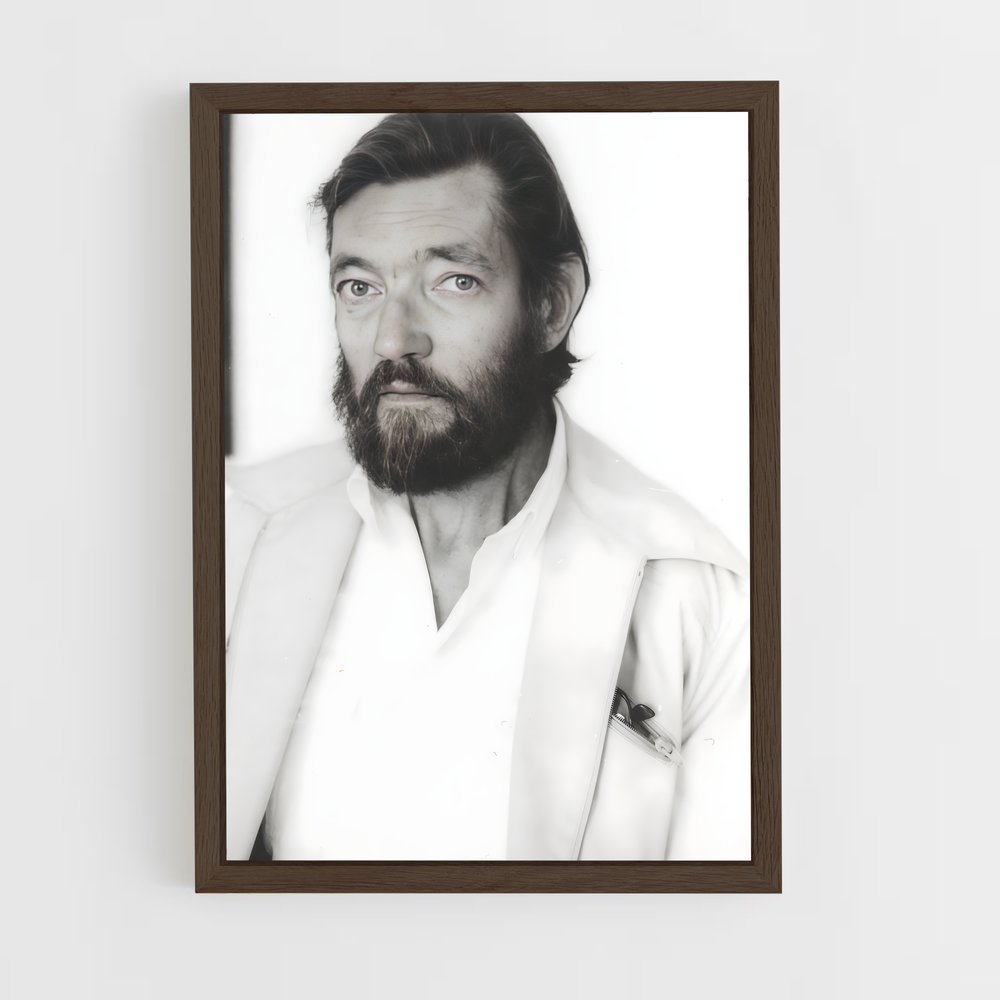 ap-julio cortazar-3 cadre Bois foncé