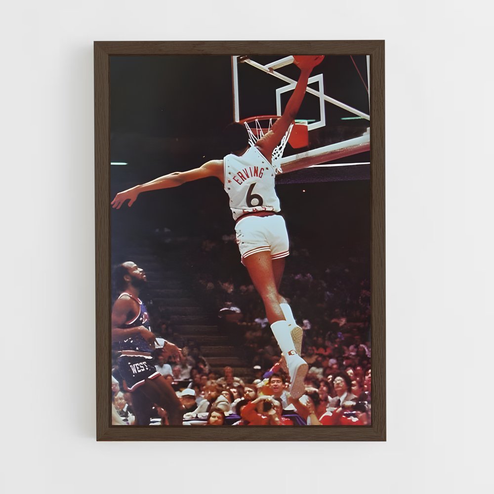 ap-julius erving-11 cadre Bois foncé
