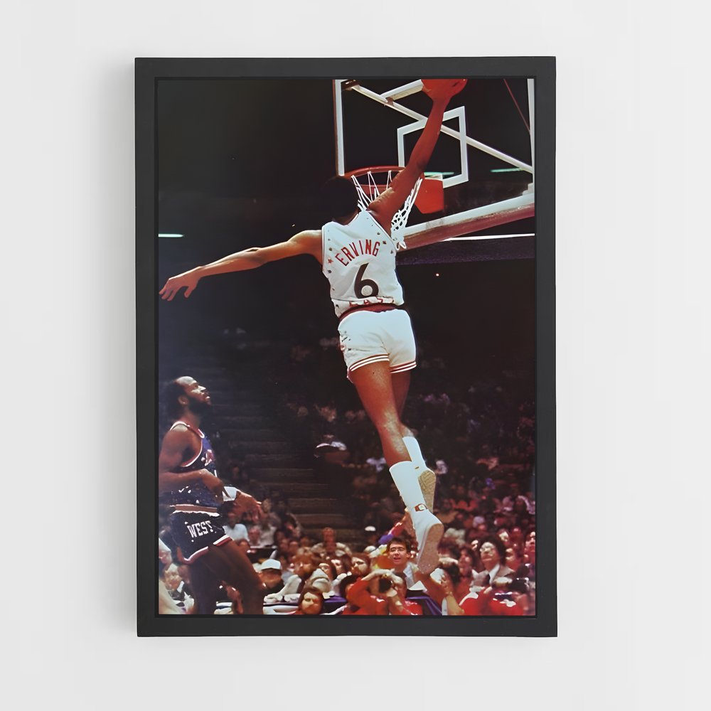 ap-julius erving-11 cadre Noir
