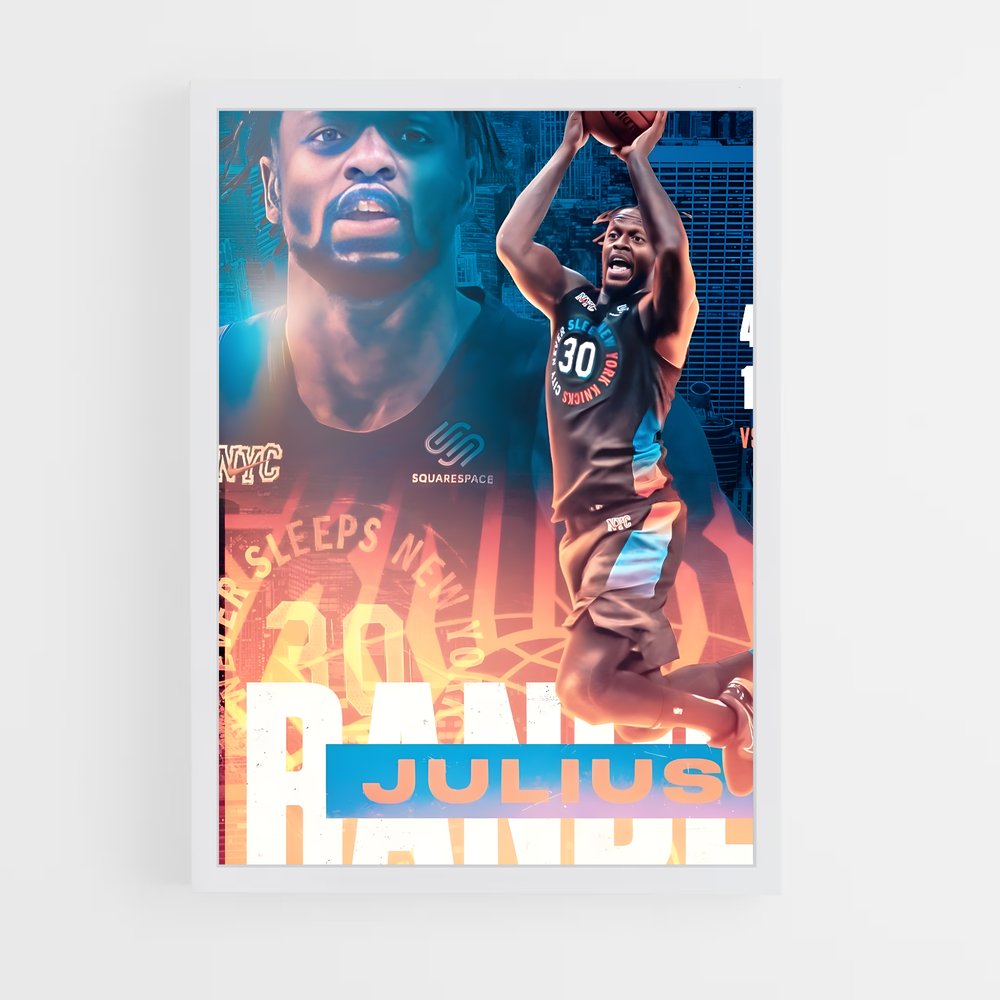 ap-julius randle-6 cadre Blanc