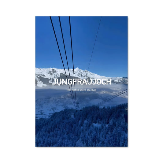 Poster Ski et Montagnes Suisses