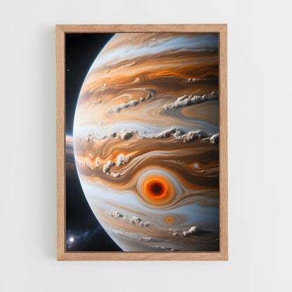 ap-jupiter red spot-10 cadre Bois clair