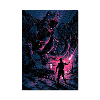 Poster Godzilla vs Jurassic