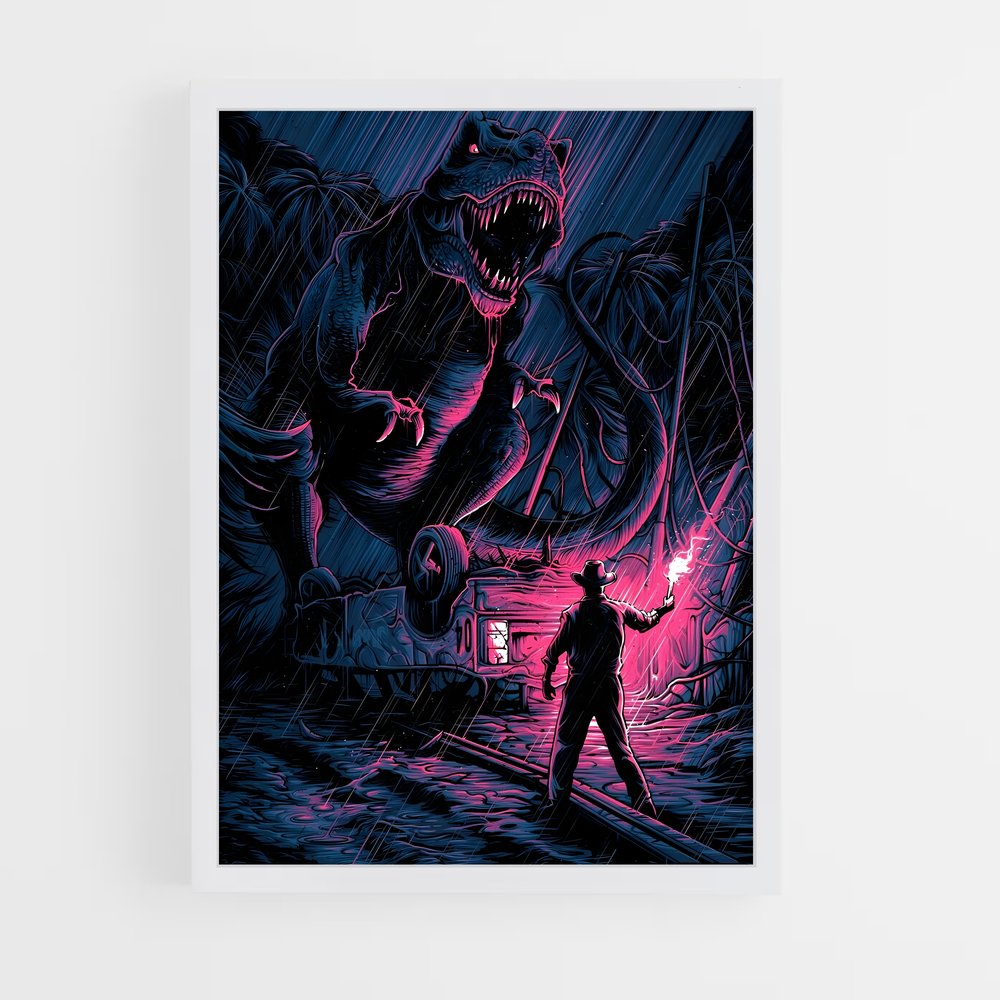 ap-jurassic park-4 cadre Blanc