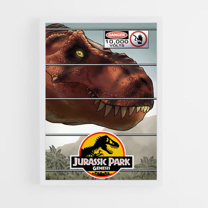 ap-jurassic park-5 cadre Blanc