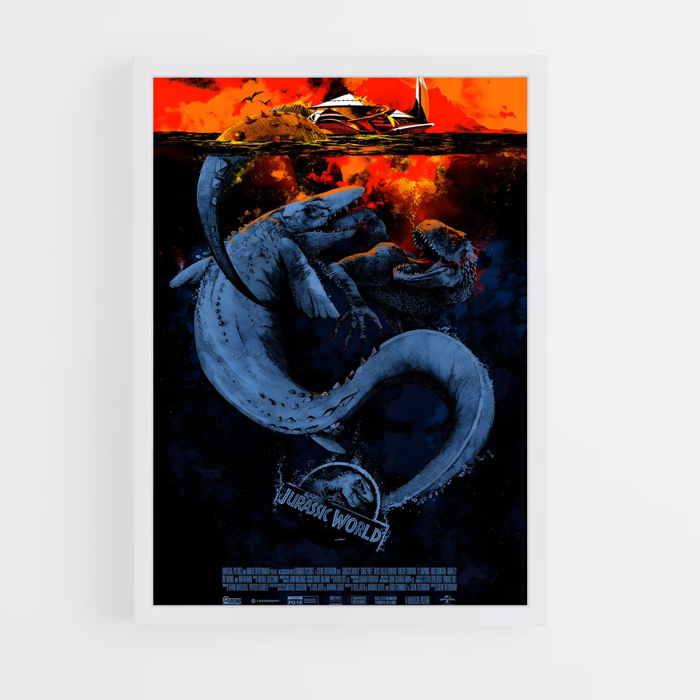 ap-jurassic park-6 cadre Blanc
