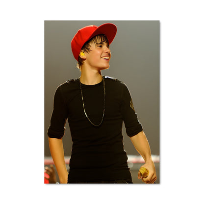 Poster Justin en Rouge