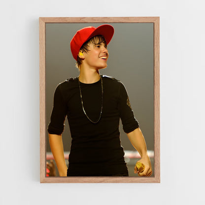 ap-justin bieber-3 cadre Bois clair