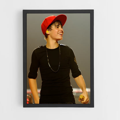 ap-justin bieber-3 cadre Noir