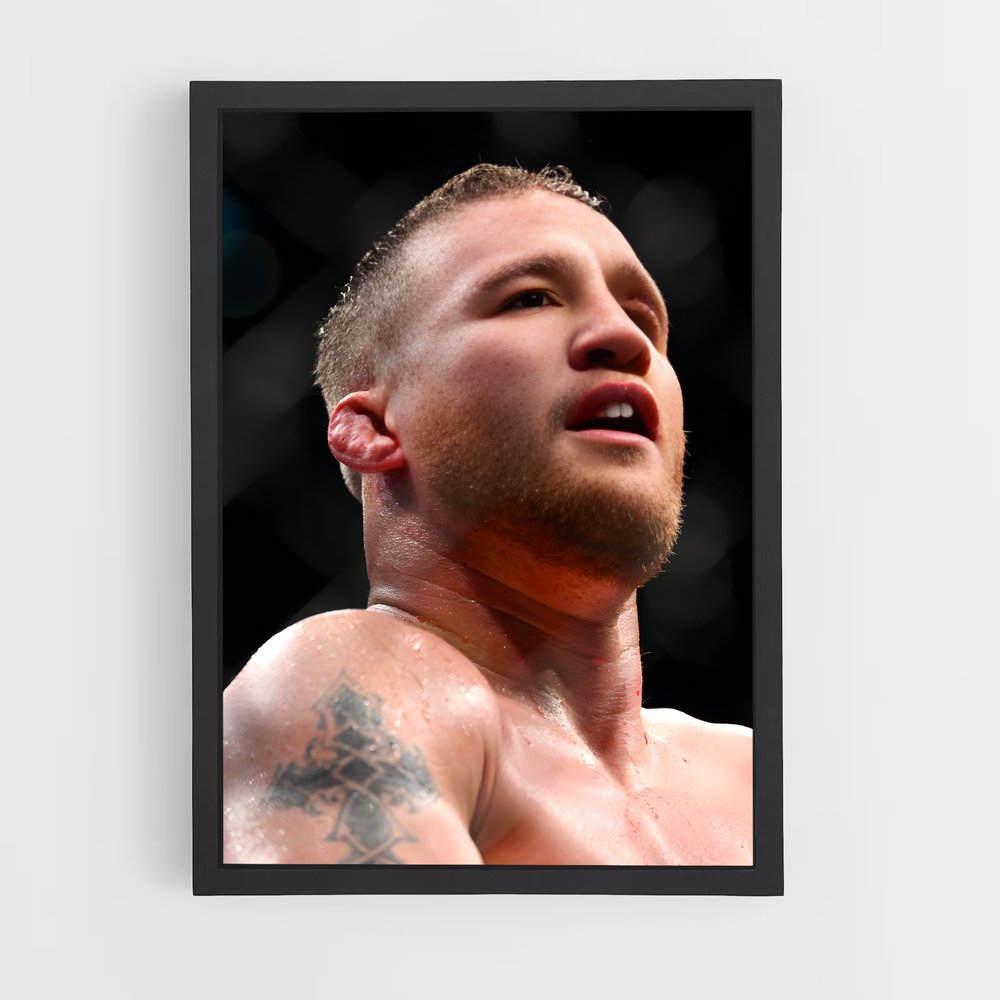 ap-justin gaethje-10 cadre Noir