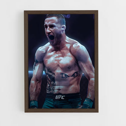 ap-justin gaethje-2 cadre Bois foncé