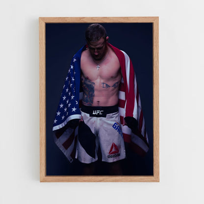 ap-justin gaethje-6 cadre Bois clair