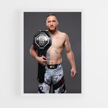ap-justin gaethje-8 cadre Blanc