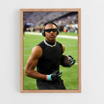 ap-justin jefferson-6 cadre Bois clair