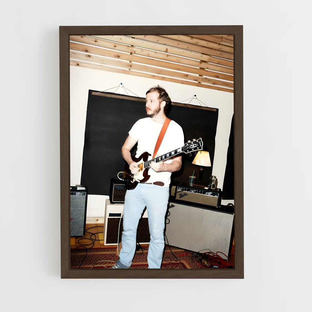 ap-justin vernon-3 cadre Bois foncé