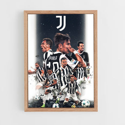 ap-juventus fc-9 cadre Bois clair