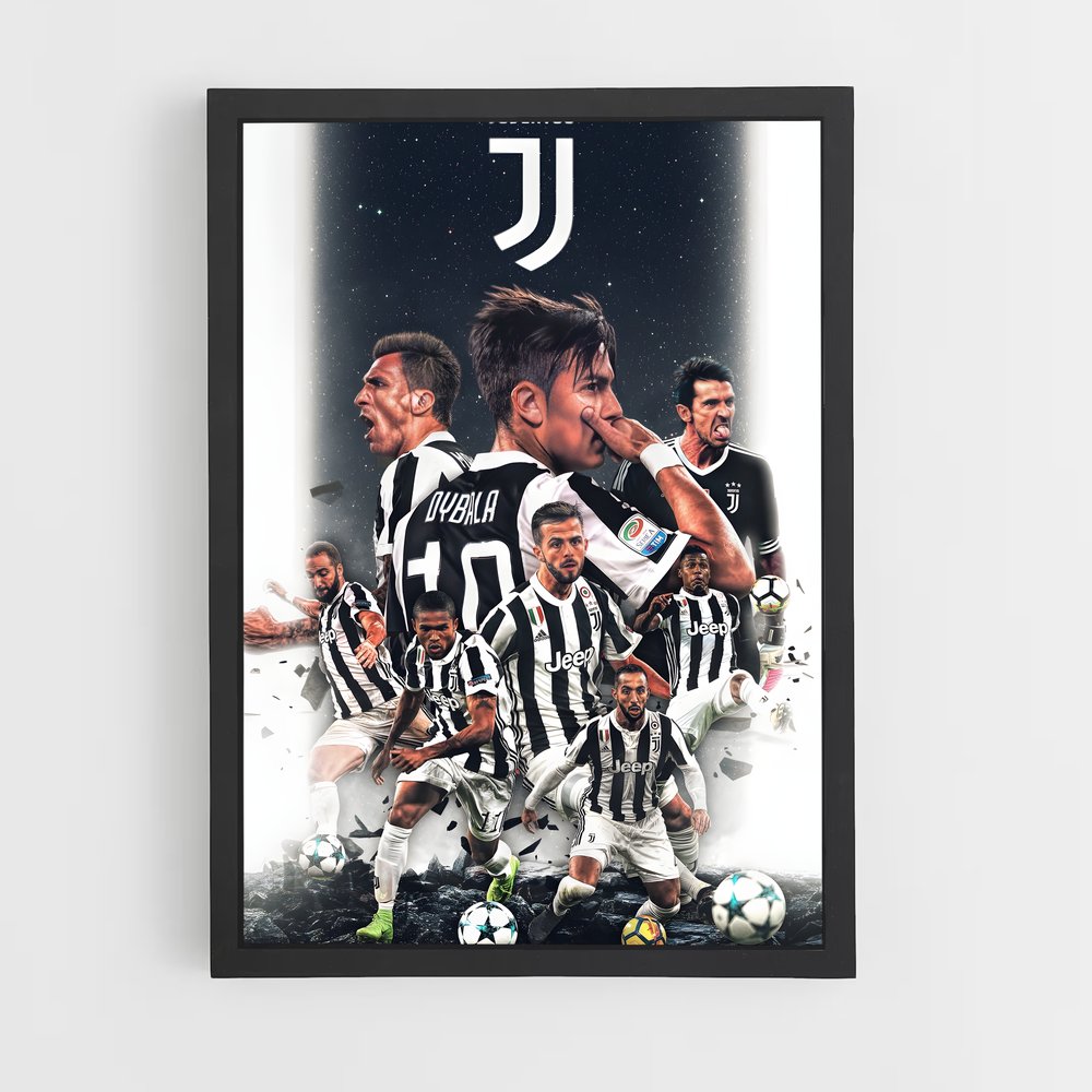 ap-juventus fc-9 cadre Noir