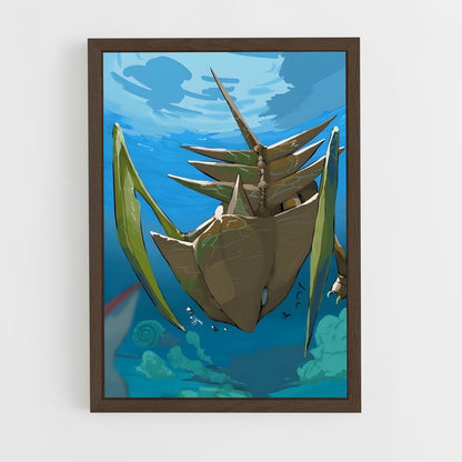 ap-kabutops-3 cadre Bois foncé