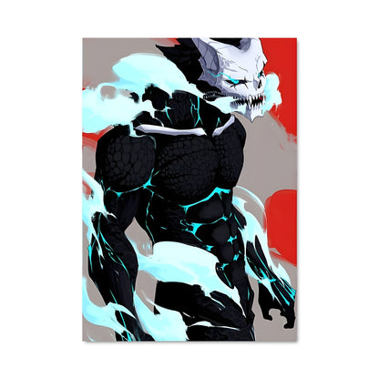 Poster Dragon Noir et Rouge