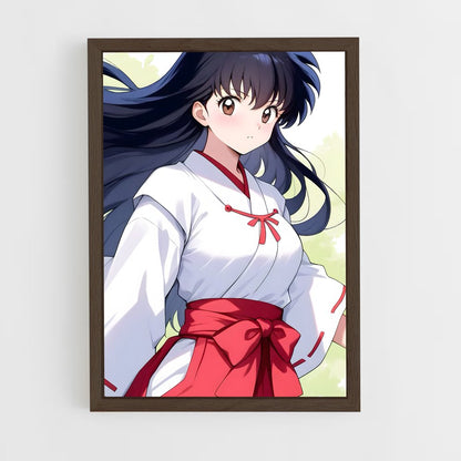 ap-kagome higurashi-11 cadre Bois foncé