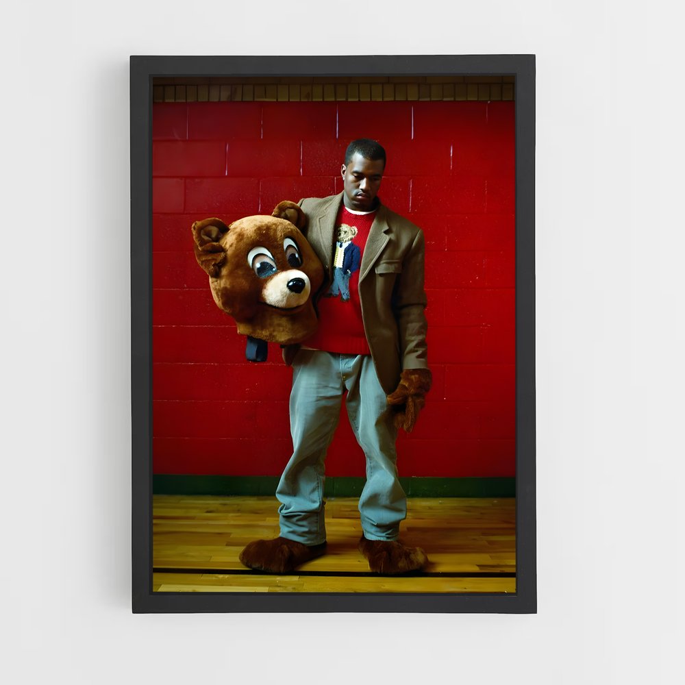 ap-kanye west-8 cadre Noir