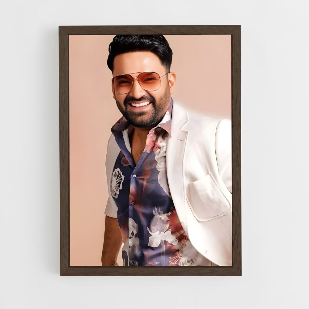 ap-kapil sharma-2 cadre Bois foncé