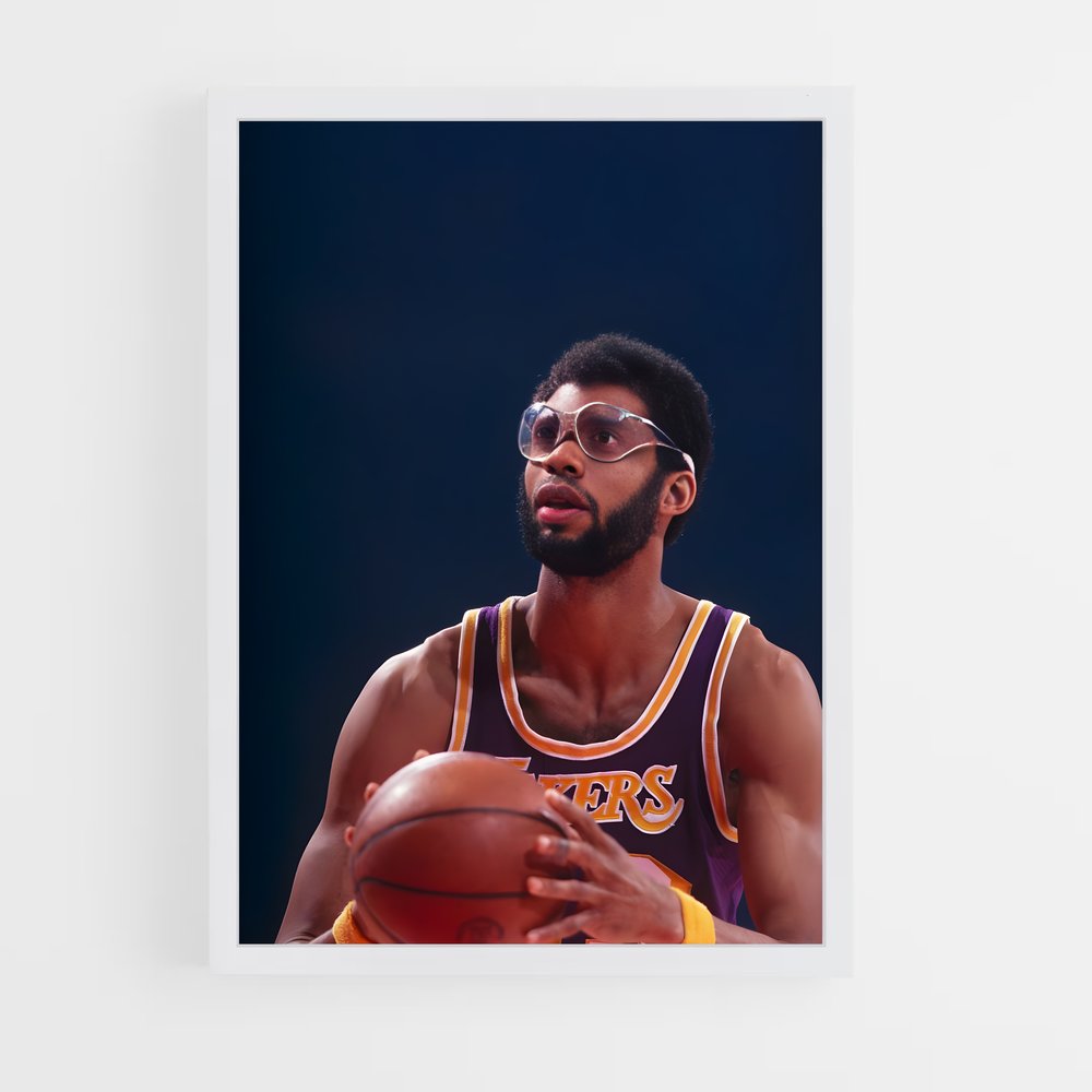 ap-kareem abdul-jabbar-6 cadre Blanc