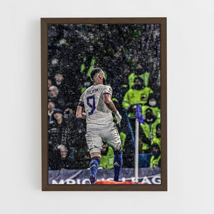 ap-karim benzema-8 cadre Bois foncé