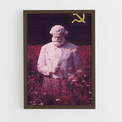 ap-karl marx-2 cadre Bois foncé