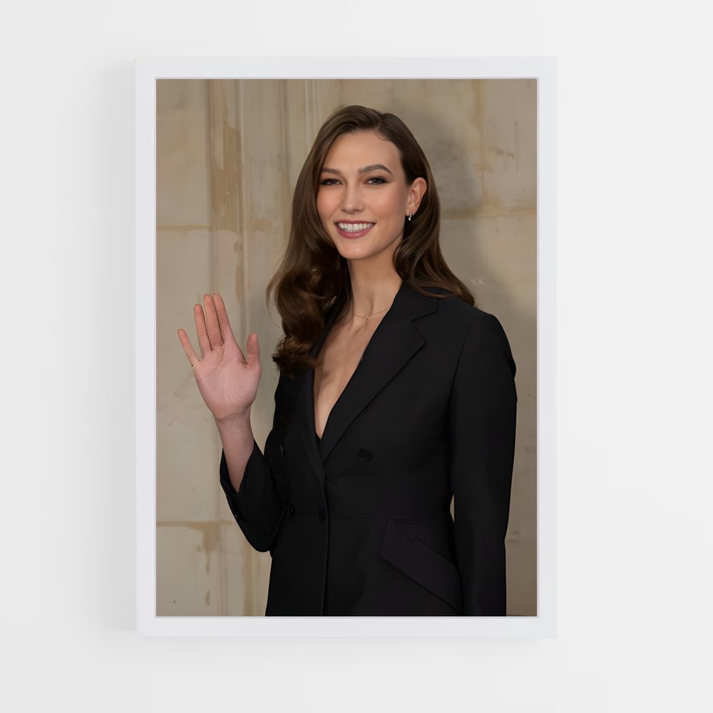ap-karlie kloss-6 cadre Blanc
