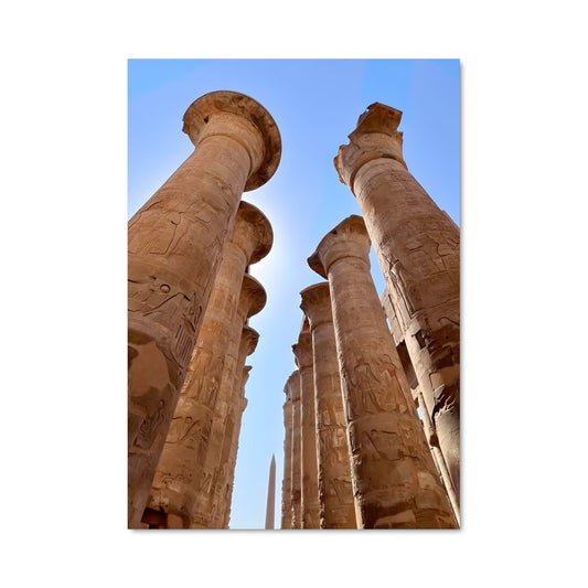 Poster Colonnades de Karnak