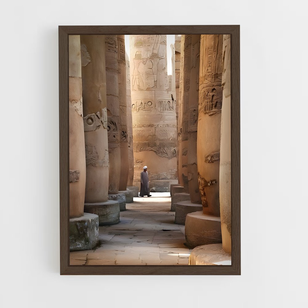 ap-karnak temple complex-10 cadre Bois foncé