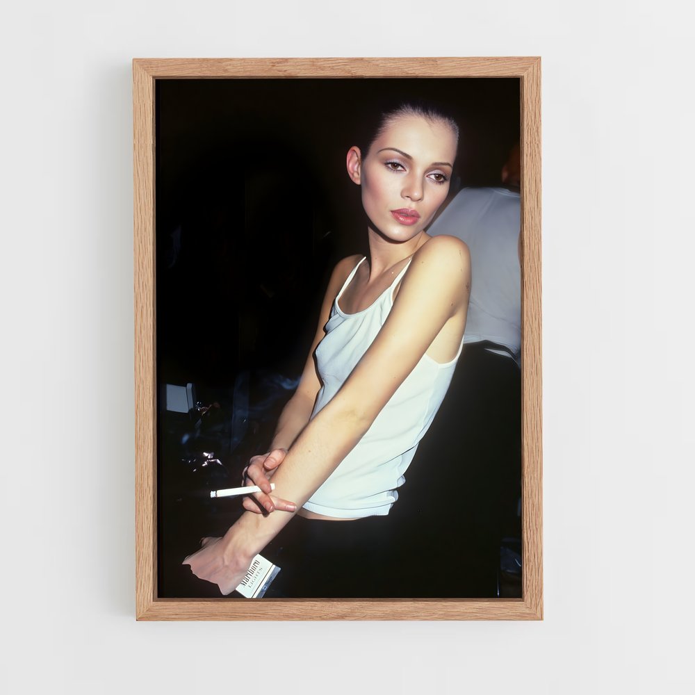 ap-kate moss-2 cadre Bois clair