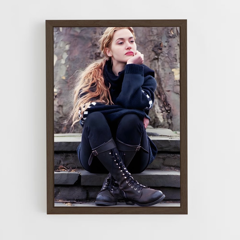 ap-kate winslet-1 cadre Bois foncé