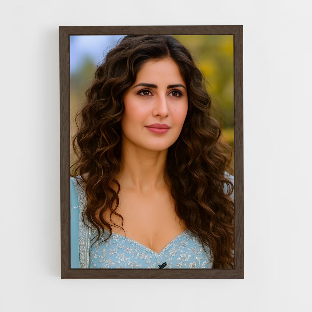 ap-katrina kaif-1 cadre Bois foncé