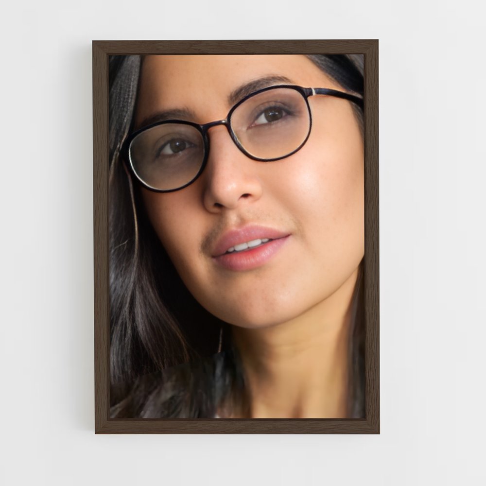 ap-katrina kaif-4 cadre Bois foncé