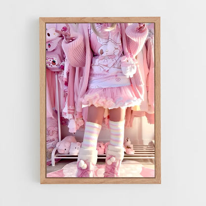 ap-kawaii fashion-5 cadre Bois clair