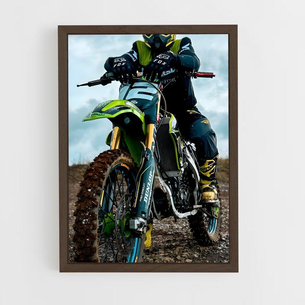 ap-kawasaki kx450-3 cadre Bois foncé