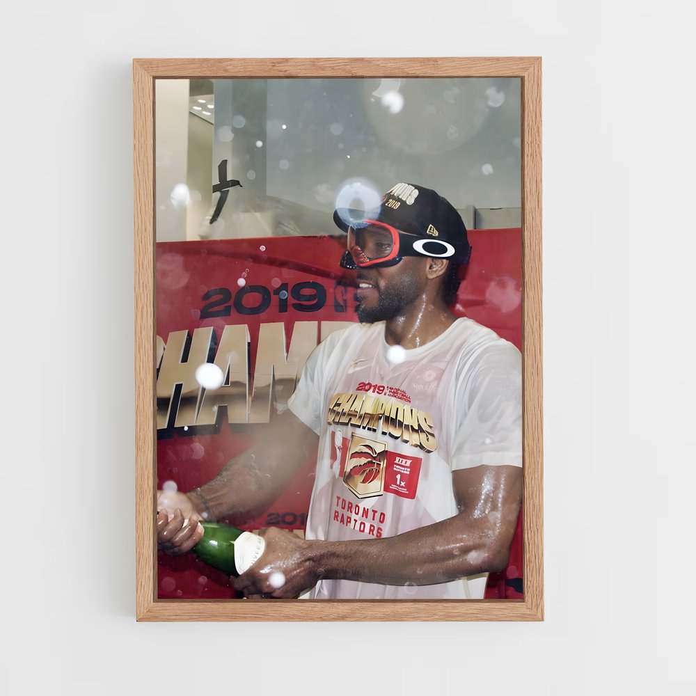 ap-kawhi leonard-2 cadre Bois clair