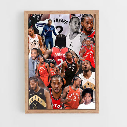 ap-kawhi leonard-6 cadre Bois clair