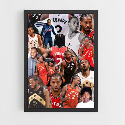 ap-kawhi leonard-6 cadre Noir
