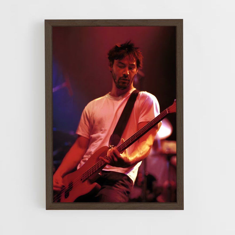 ap-keanu reeves-12 cadre Bois foncé