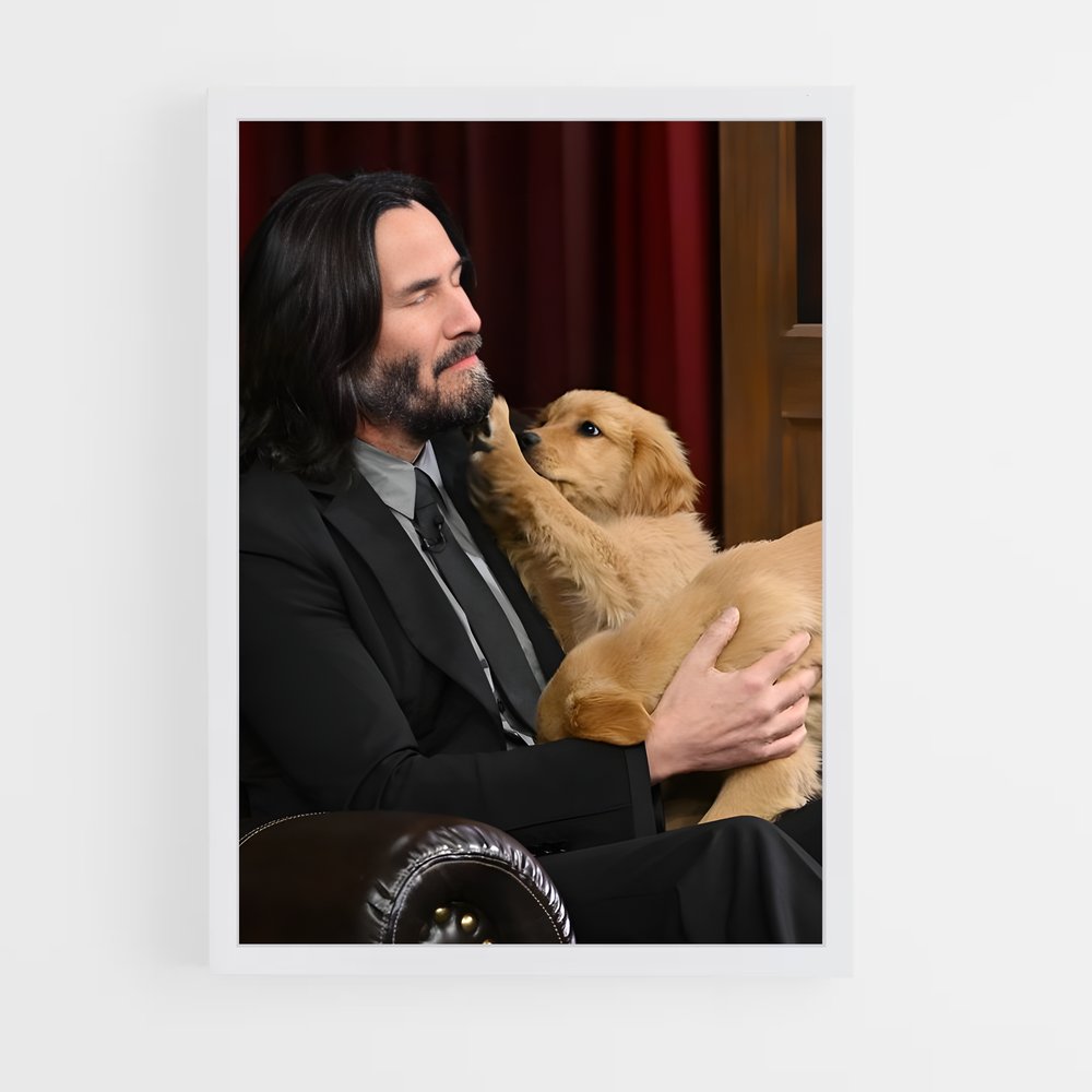 ap-keanu reeves-4 cadre Blanc