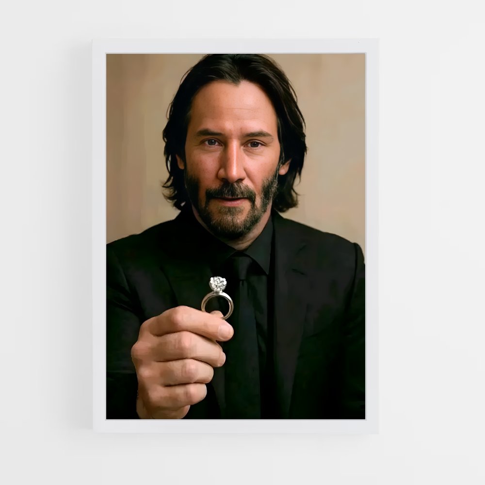 ap-keanu reeves-8 cadre Blanc