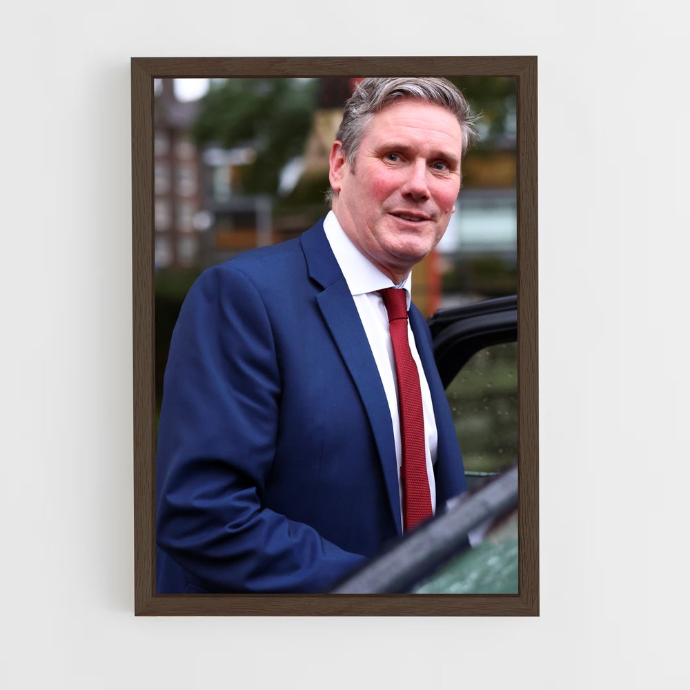 ap-keir starmer-2 cadre Bois foncé