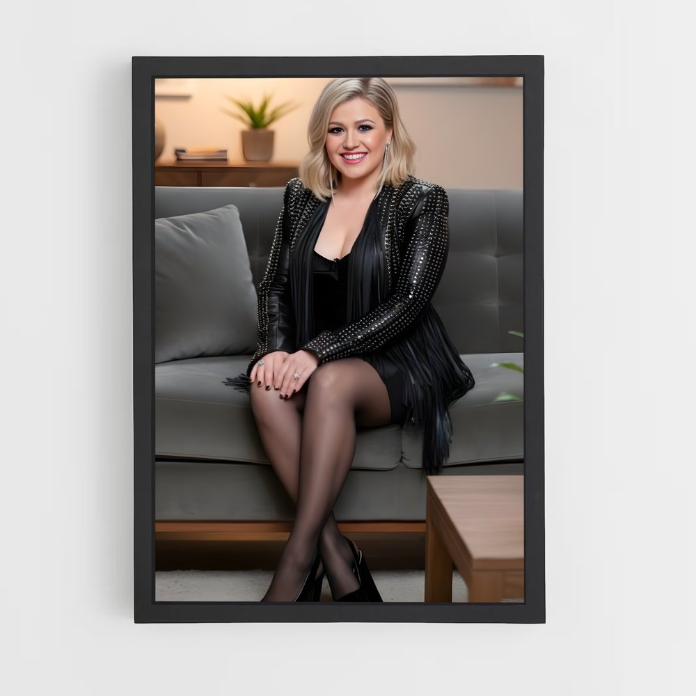 ap-kelly clarkson-3 cadre Noir