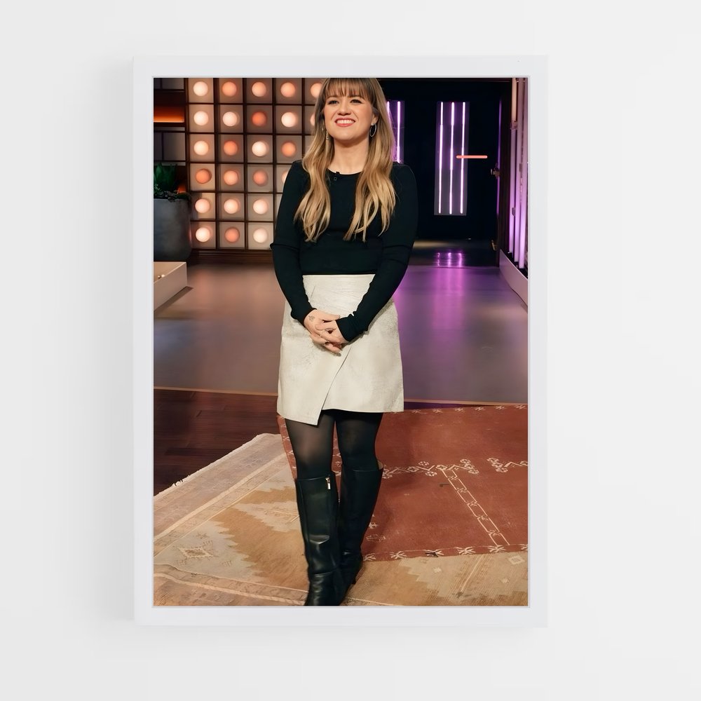 ap-kelly clarkson-7 cadre Blanc