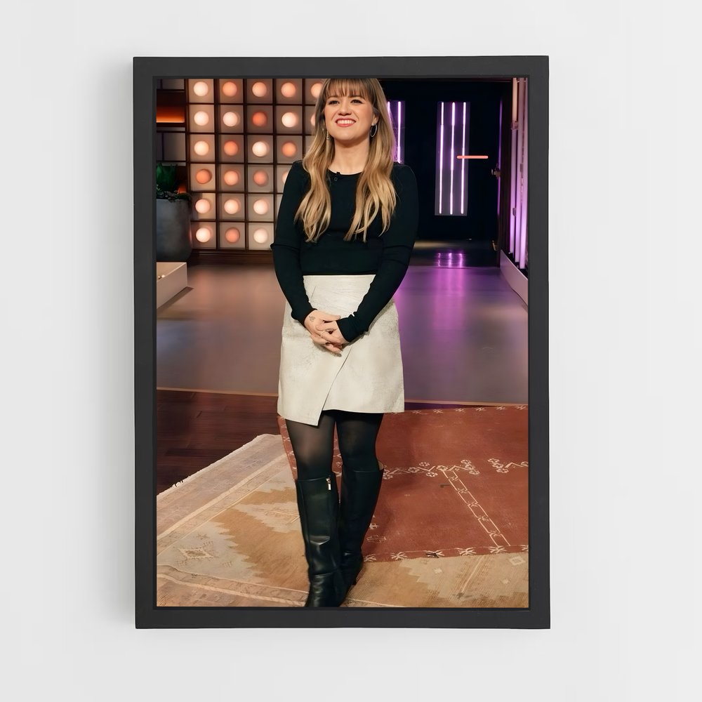 ap-kelly clarkson-7 cadre Noir