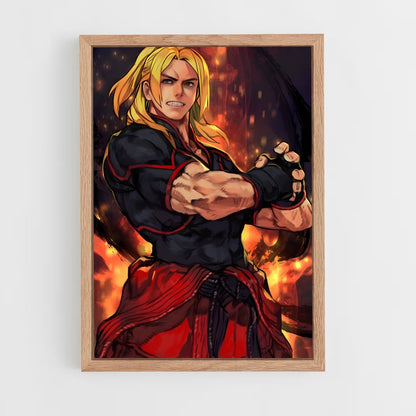 ap-ken street fighter-1 cadre Bois clair